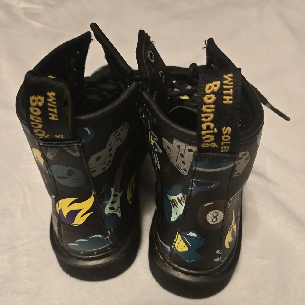 Dr. Martens Romario 1460 Soft Leather Boots - Kids Size 4